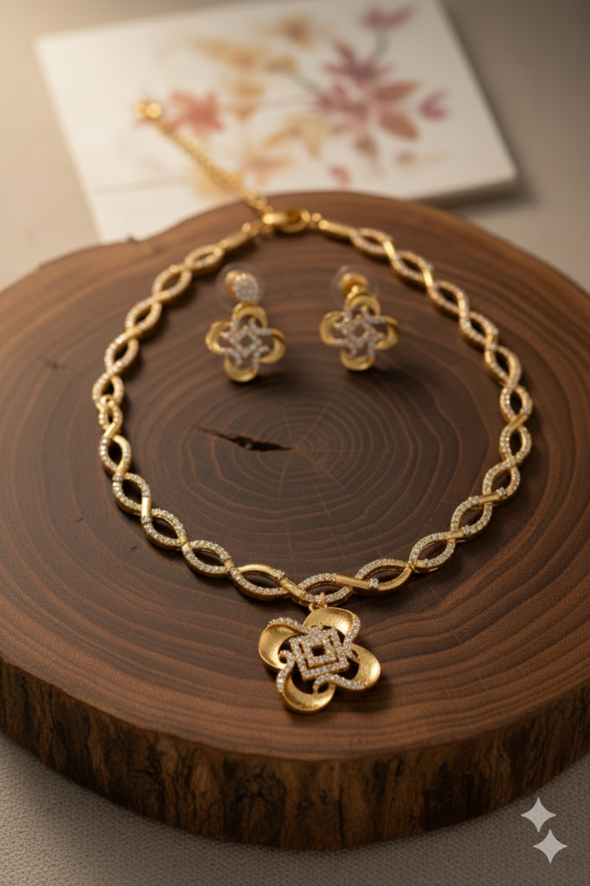 Vaidehi Polki Heavy Necklace Set