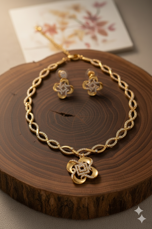 Vaidehi Polki Heavy Necklace Set